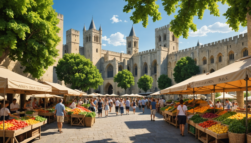 découvrez avignon, une ville riche en histoire et en culture, idéale pour une escale estivale inoubliable. entre son célèbre palais des papes, ses charmantes ruelles médiévales et sa gastronomie savoureuse, laissez-vous séduire par l'authenticité de cette destination provençale.