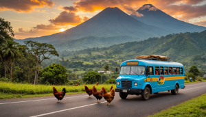 Découverte des volcans du Guatemala : seulement 25€ par jour en transport chicken bus