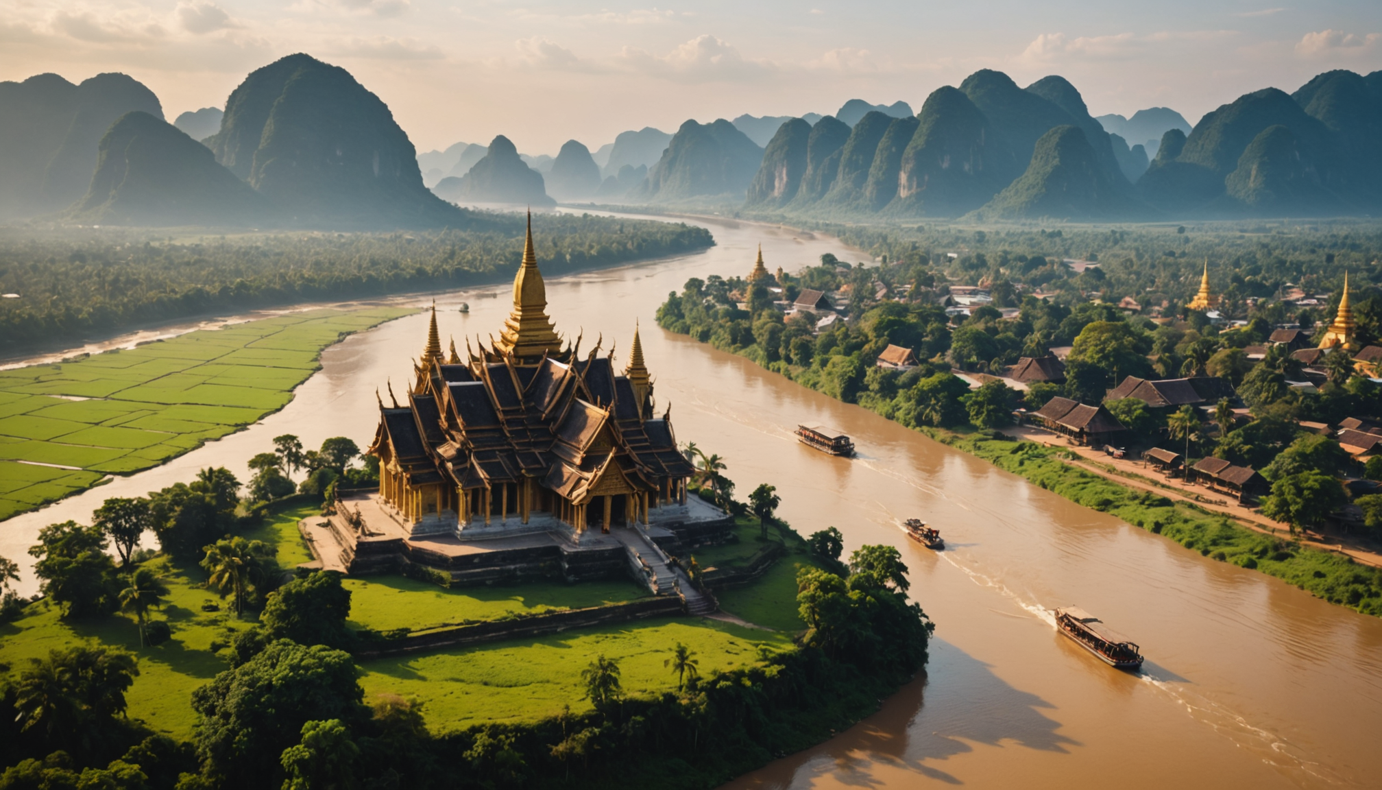 explorez le laos au fil du mékong et vivez une aventure inoubliable pour seulement 18€ par jour. plongez dans la culture, les paysages époustouflants et les traditions locales de ce joyau d'asie du sud-est.
