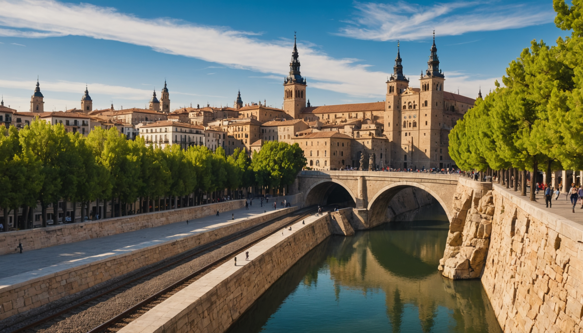 découvrez toledo lors d'une escapade inoubliable avec une halte de 7 heures à madrid ! voyagez confortablement à bord du train ave et explorez les merveilles historiques et culturelles de cette ville classée au patrimoine mondial de l'unesco. profitez de chaque instant pour savourer la gastronomie locale et émerveillez-vous devant les trésors architecturaux de toledo.