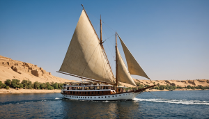 découvrez la beauté des rives du nil à aswan en naviguant à bord d'une felouque. profitez d'une expérience unique pour seulement 25€ par jour et profitez des paysages à couper le souffle tout en explorant la culture égyptienne.