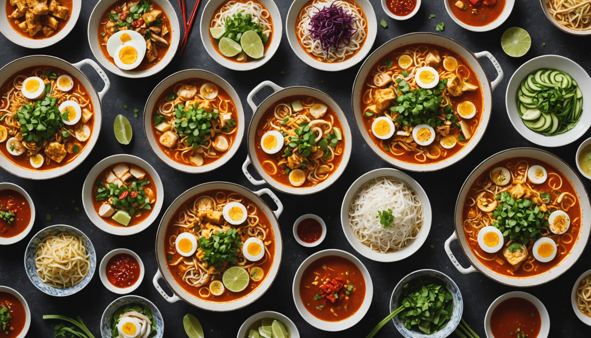 découvrez les nuances fascinantes du laksa singapore, un plat emblématique aux influences malaises et chinoises. explorez les différences de recettes, d'ingrédients et de saveurs qui font de chaque version un délice unique.