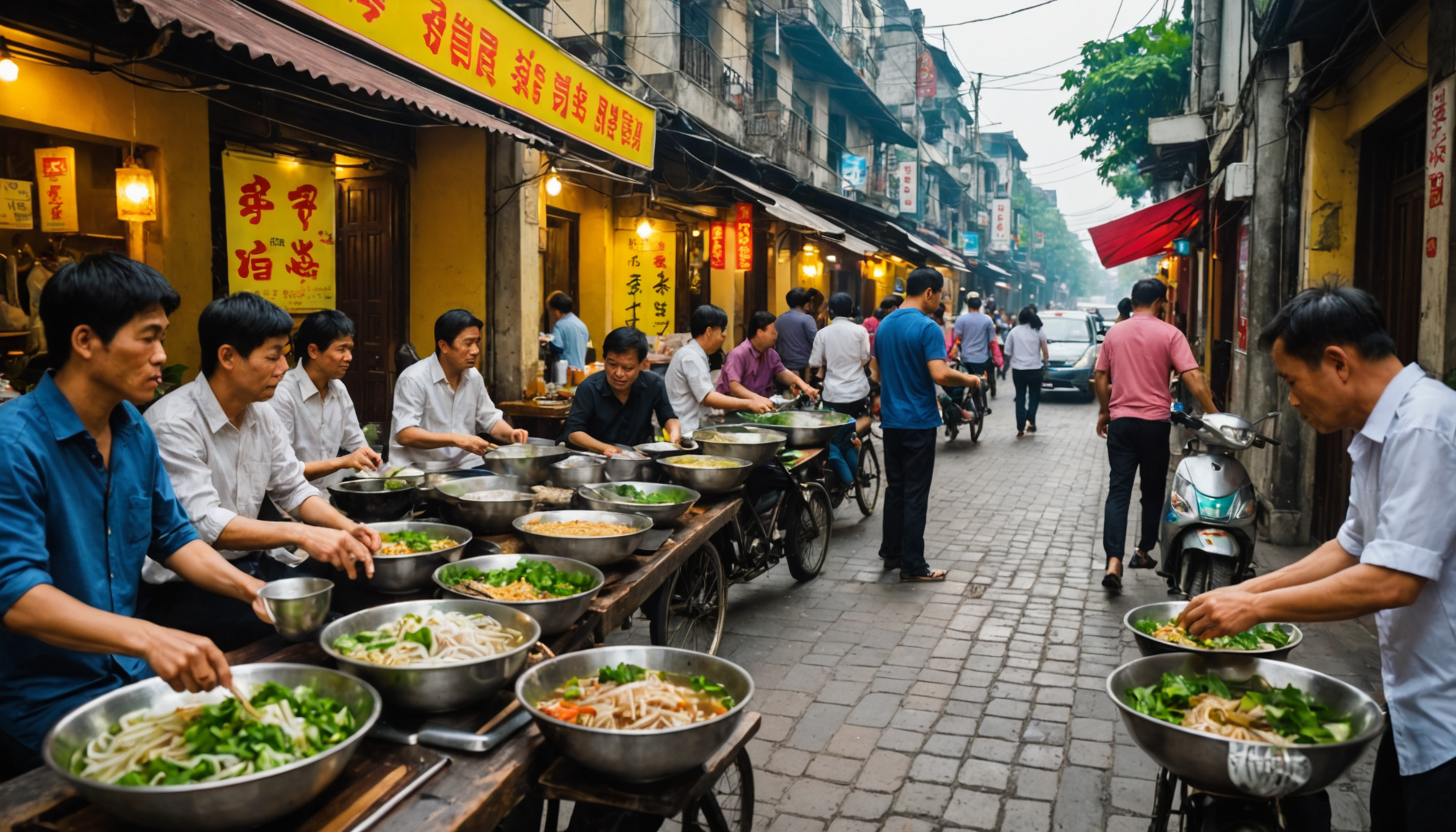 découvrez le coût du pho à hanoi, où savourer ce plat emblématique vous coûtera seulement 2€ dans les rues animées, contre 12€ dans les restaurants. une expérience culinaire à ne pas manquer !
