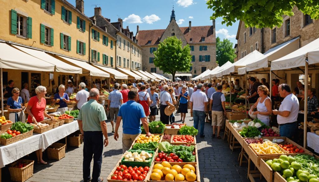 découvrez le marché gourmand de salviac en juillet, un événement vibrant où la gastronomie rencontre la musique. savourez des délices culinaires tout en profitant d'animations musicales conviviales, le tout dans une ambiance festive et chaleureuse.