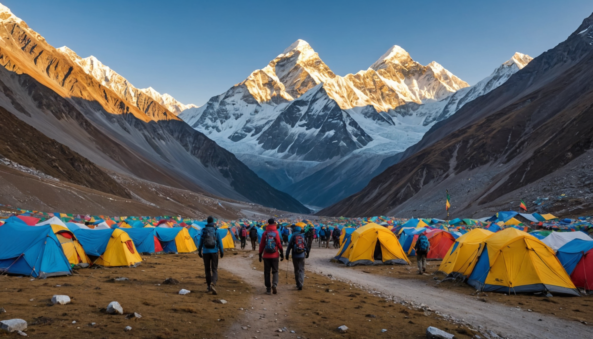 découvrez l'incroyable trek au népal, où l'aventure vous attend au camp de base de l'everest. pour seulement 12€/jour, vivez une expérience inoubliable au cœur de paysages majestueux et plongez dans la culture népalaise. réservez votre place pour une expédition unique!