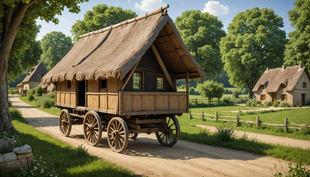 découvrez un hébergement insolite dans la loire : un ancien char à foin réinventé, offrant une expérience unique en pleine nature, sans eau courante ni électricité. parfait pour les aventuriers en quête de déconnexion et d'authenticité.