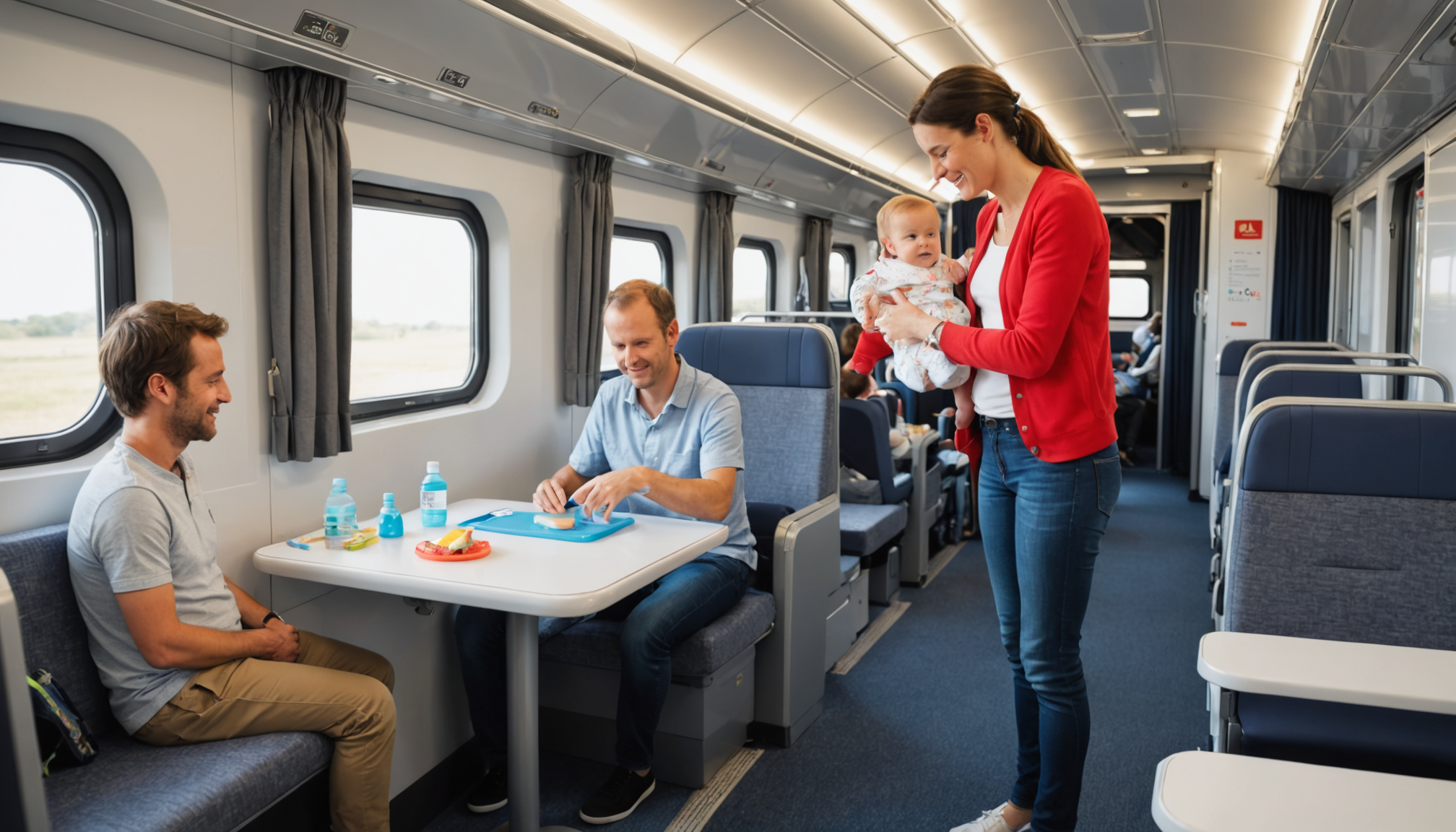 découvrez notre espace dédié aux bébés dans les trains tgv, où vous pouvez réserver un change-table pour faciliter les trajets avec vos tout-petits. voyagez sereinement et profitez d'un confort optimal avec nos service adaptés aux familles.