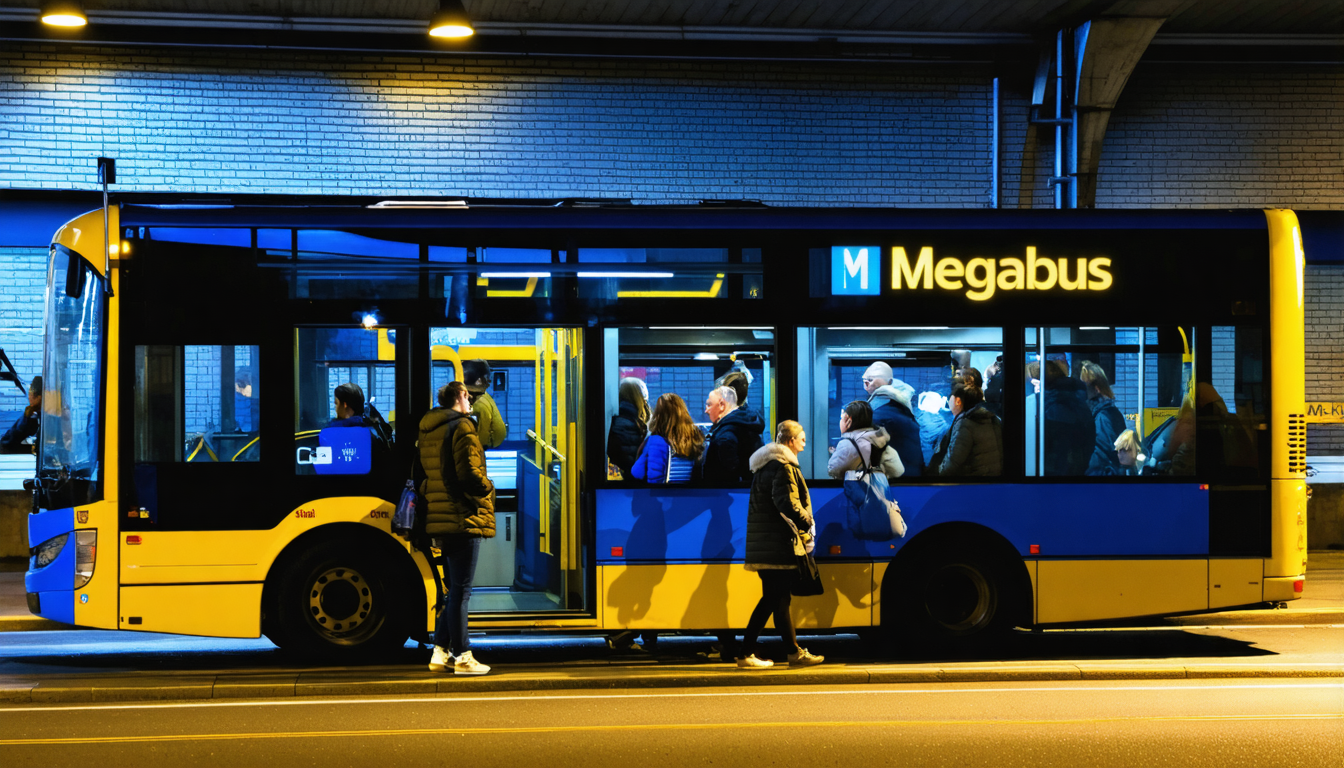 découvrez le confort d'un voyage nocturne en bus avec megabus entre londres et édimbourg. profitez de 12 heures de trajet serein, idéal pour admirer les paysages britanniques tout en vous reposant à bord. réservez dès maintenant pour une expérience unique sans souci.