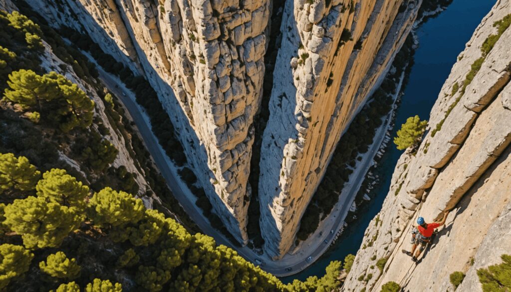 Escalade Provence Débutant : Circuit Falaises Sud
