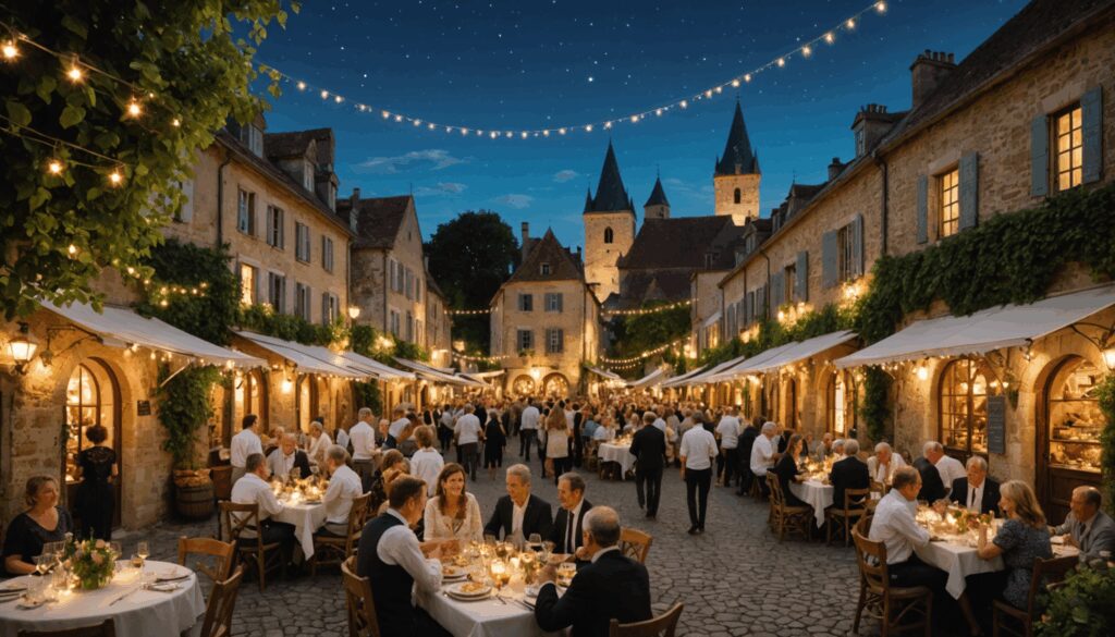 vivez une expérience unique lors de la fête gourmande sous les étoiles à l’isle-jourdain : dégustations savoureuses, animations festives et ambiance conviviale pour une soirée inoubliable au cœur de la ville.
