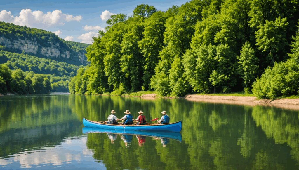 Kayak Dordogne : Circuit Famille Débutant