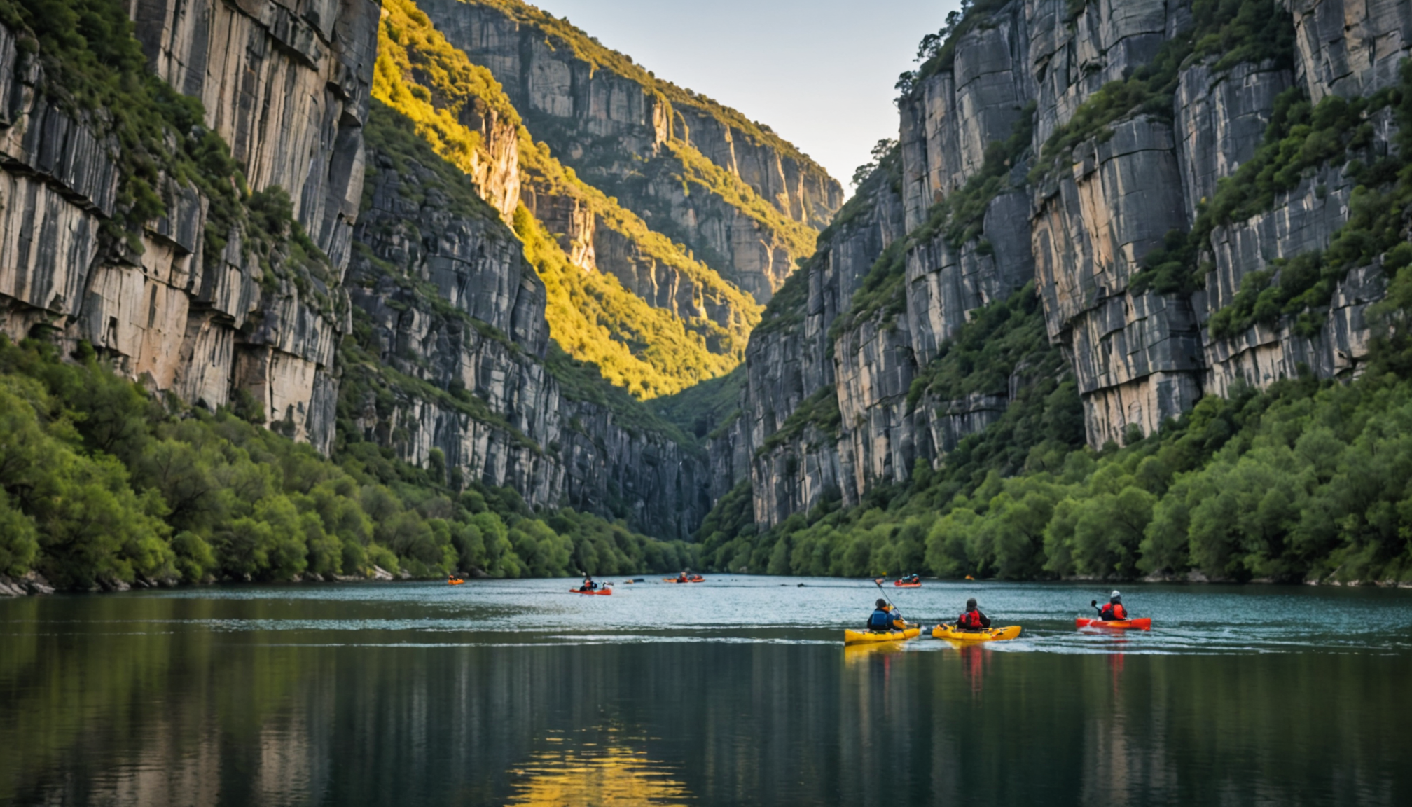 explorez les gorges du tarn en kayak et découvrez des paysages époustouflants au cœur des causses. activité idéale pour les amoureux de nature et d’aventure !