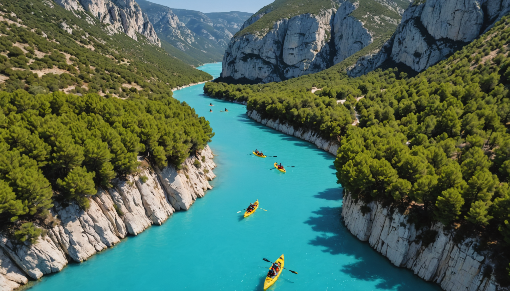 découvrez l’aventure du kayak dans les gorges du verdon ! profitez des eaux vives en provence, paysages spectaculaires et sensations fortes garanties. parfait pour tous les niveaux.