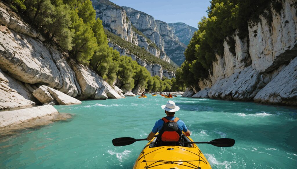 Kayak Verdon : Eau Vive Gorges Provence