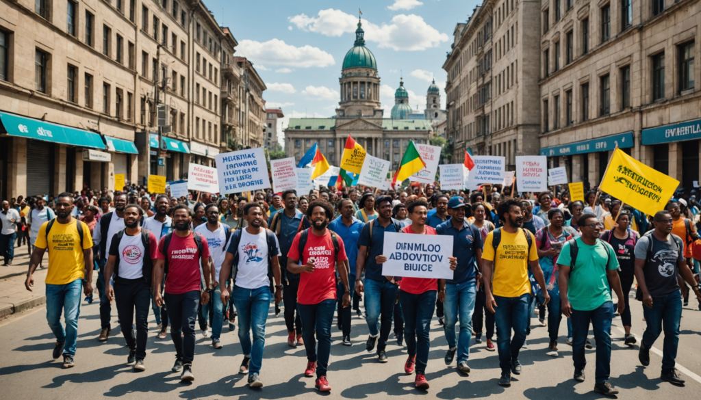 le collectif binkadi organise une marche vers la préfecture pour demander des solutions d'hébergement dignes et durables. rejoignez-nous pour soutenir cette cause essentielle et faire entendre la voix de ceux qui en ont besoin.