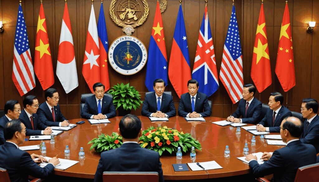 lee appelle le corps diplomatique à soutenir l'organisation prochaine de l'apec, en mettant en avant l'importance de la coopération internationale pour assurer le succès de cet événement majeur.