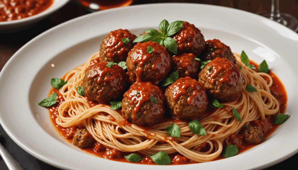 découvrez la recette revisitée de spaghetti et boulettes de viande par simone zanoni, un voyage gourmand entre tradition et modernité, bien au-delà des classiques de scorsese. saveurs italiennes et créativité au rendez-vous !