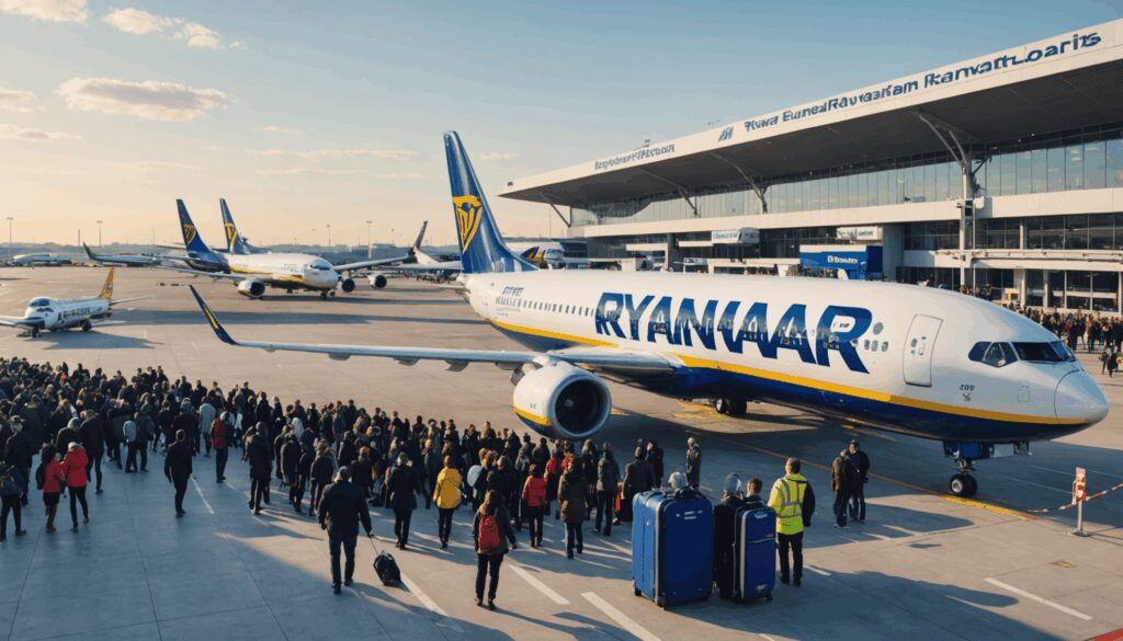 découvrez comment ryanair étend ses vols vers les principales villes européennes pour l'hiver 2025, alors que la france maintient une présence plus discrète dans ce nouvel élan des compagnies aériennes à bas coût.