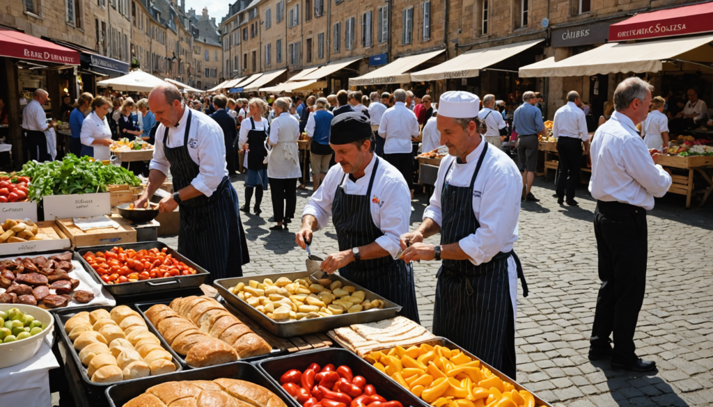 découvrez rodez, une ville où la gastronomie prend vie à travers son marché des chefs. savourez des produits locaux, des recettes traditionnelles et l'authenticité des saveurs dans une ambiance conviviale. ne manquez pas ce festin culinaire qui éveillera vos papilles !