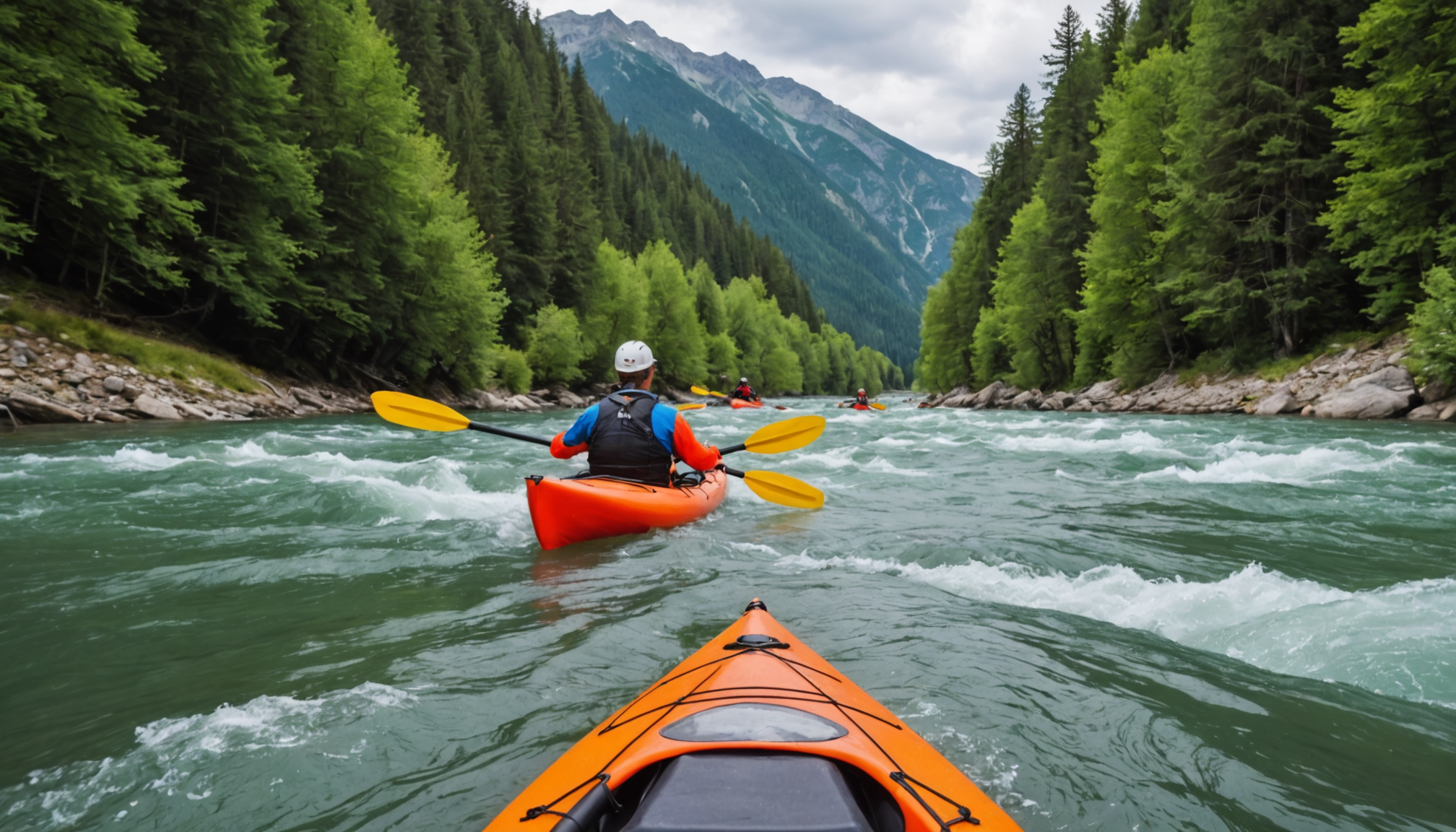 participez à notre stage kayak débutant et apprenez les bases de l'eau vive en toute sécurité. encadrement professionnel, matériel fourni et conseils adaptés pour progresser rapidement ! réservez votre place dès maintenant.