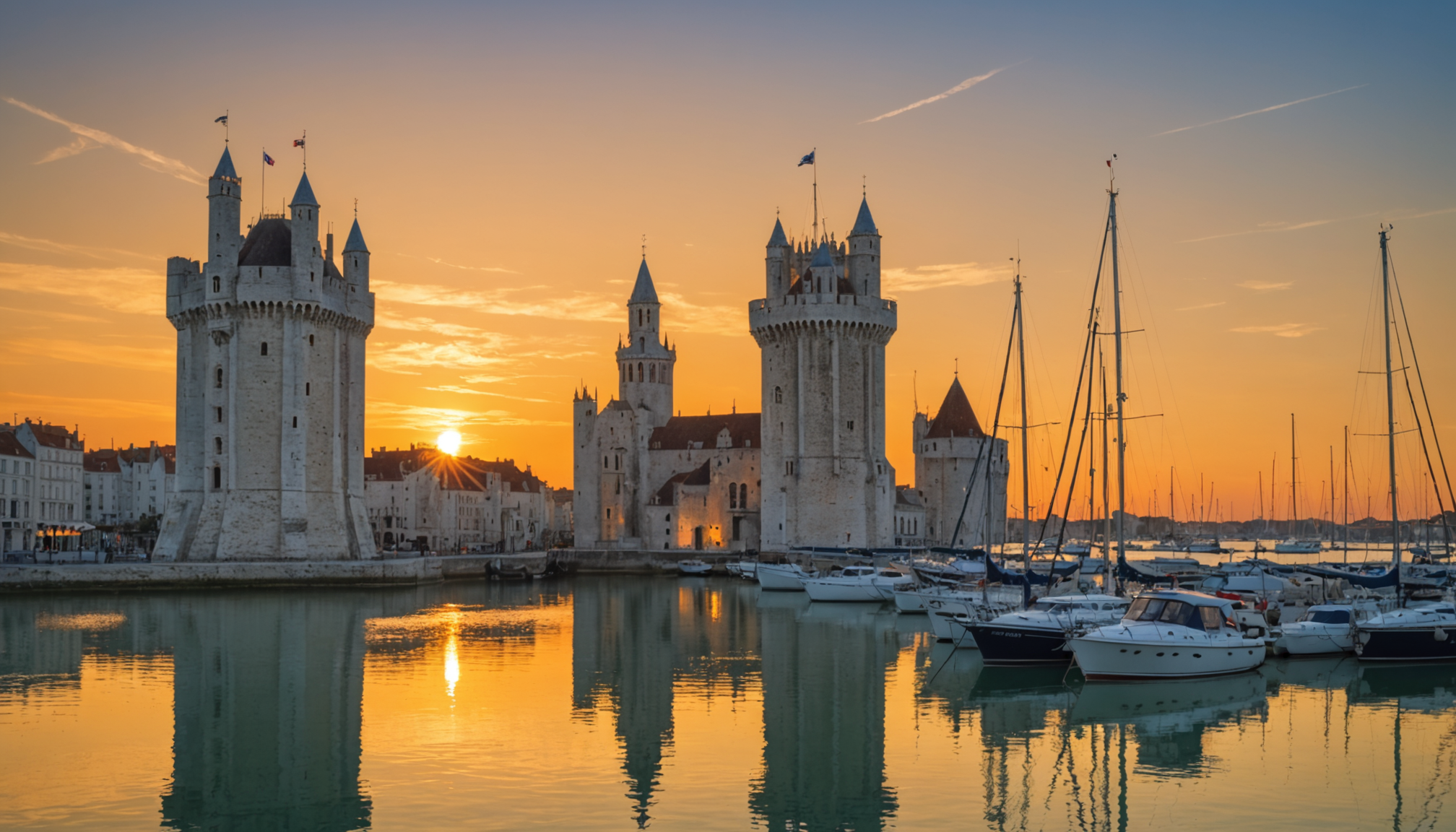 découvrez l'histoire des tours vauban à la rochelle, emblèmes de la défense portuaire médiévale, et plongez au cœur du patrimoine maritime charentais.
