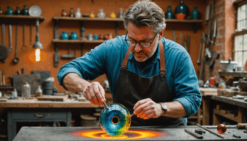 Verriers Souffleurs : Ateliers Verre Artisanal Visite