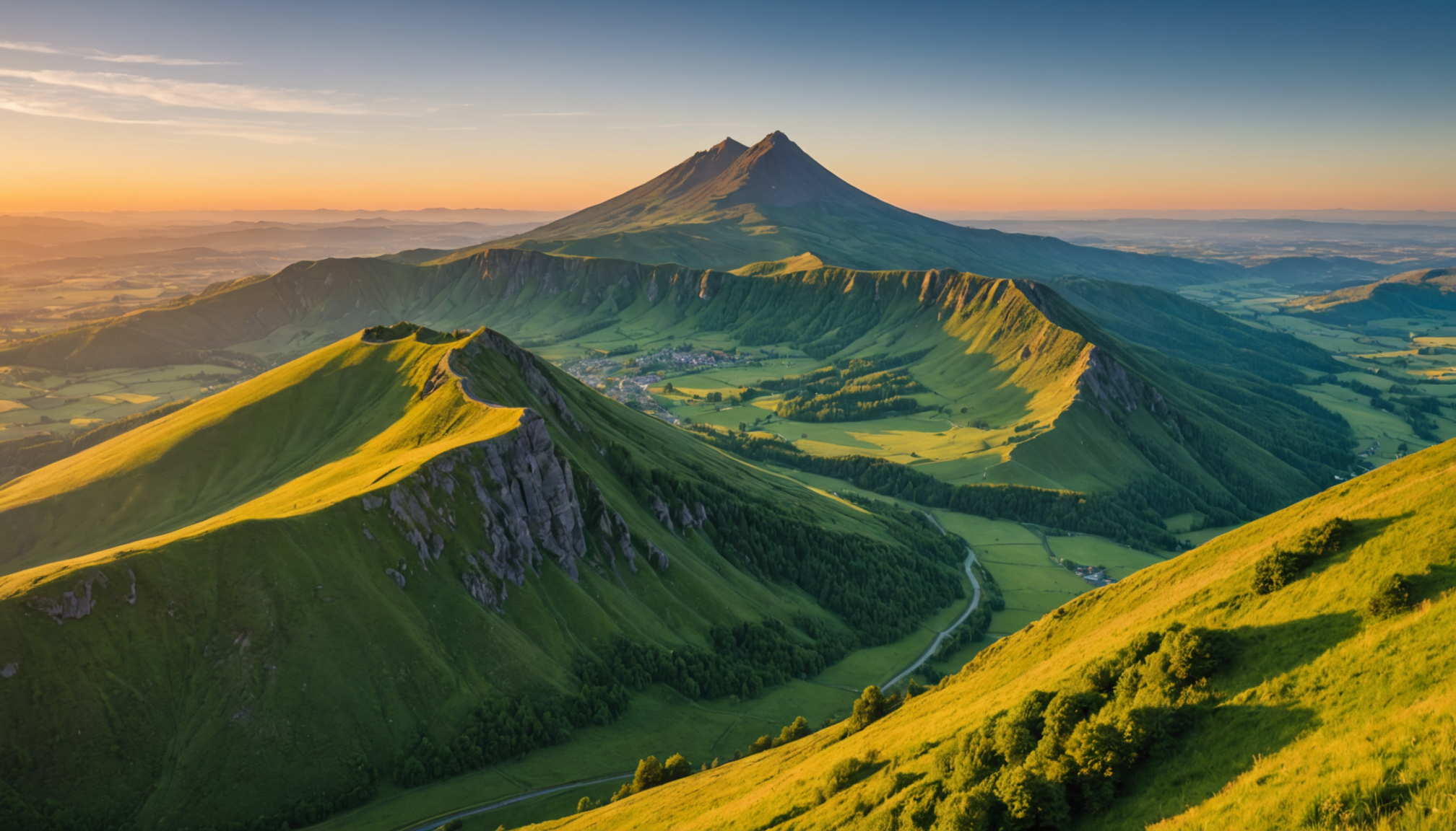 explorez les volcans éteints du massif central lors d’un trek inoubliable. découvrez des paysages uniques, une nature préservée et des sentiers adaptés à tous les randonneurs.